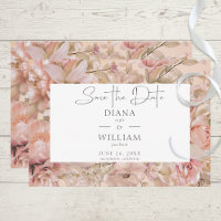 Romantic Pink Blush Floral Monogram Arch