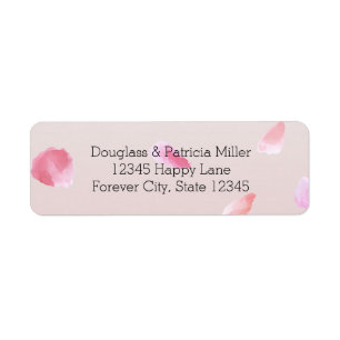 Romantic Pink Blush Rose Petal Floral