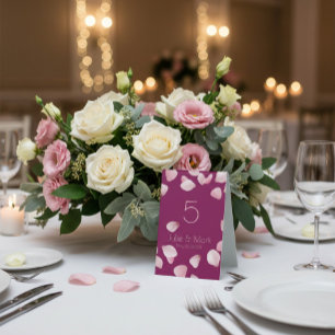 Romantic Pink Petals Wedding 