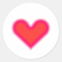 Romantic Pink Red Heart Optical Art