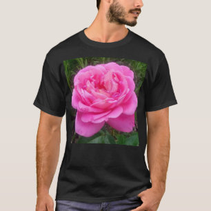 Romantic Pink Rose 'Leonardo Da Vinci'  T-Shirt