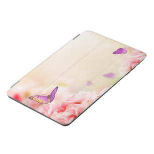 Romantic Pink Roses And Butterfly's iPad Mini Cover