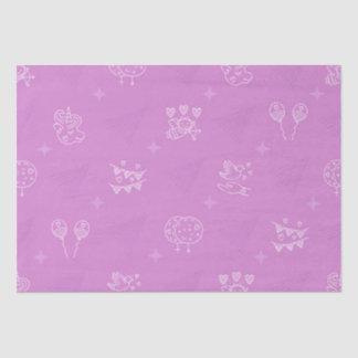 Romantic pink seamless pattern tissue paper