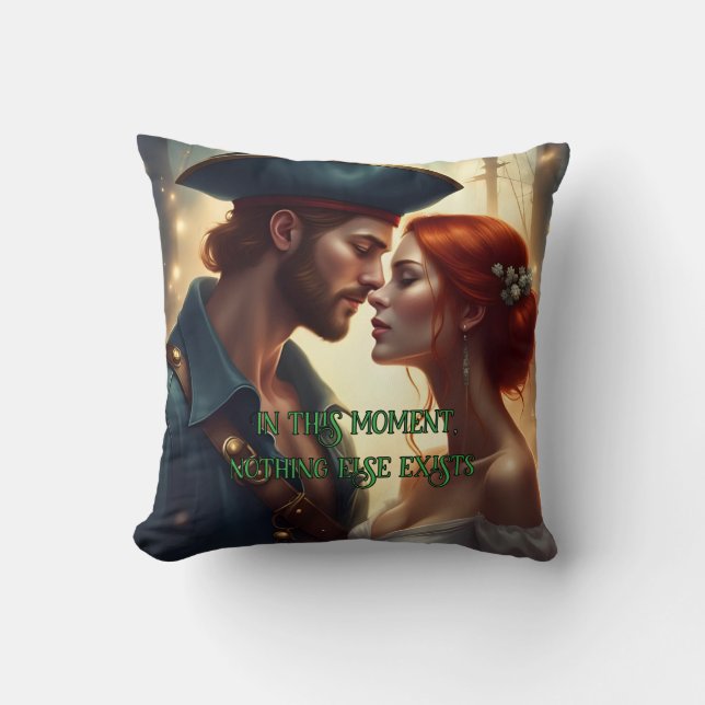 Romantic Pirate Couple – In This Moment, Nothing Cushion (Front)