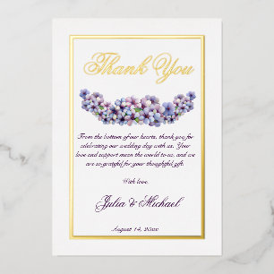 Romantic Poetic Lilac Watercolor Floral Wedding