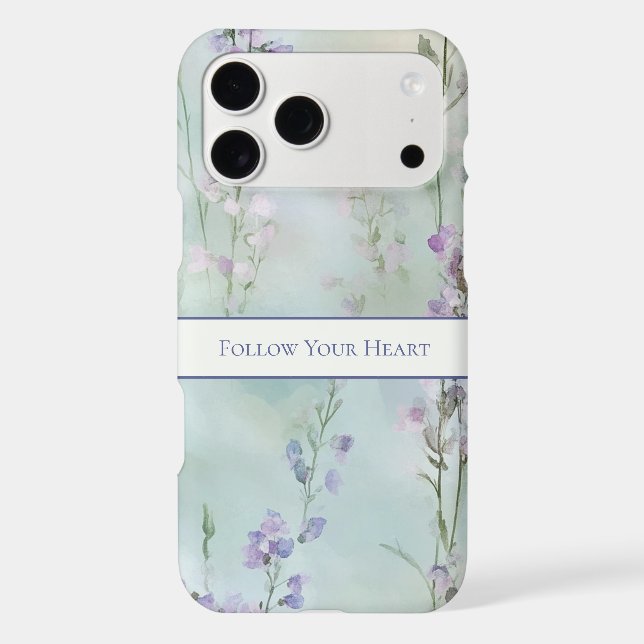 Romantic Pretty Lavender Flowers   (Back)