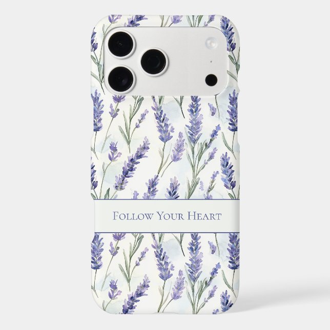 Romantic Pretty Lavender Purple Flowers (Back)