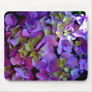 Romantic Purple Hydrangeas Mouse Mat