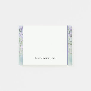 Romantic Purple Lavender Flowers Post-it Notes