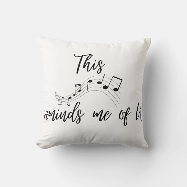 romantic quote love  cushion (Front)