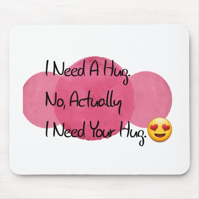 Romantic Quote Mouse Mat (Front)