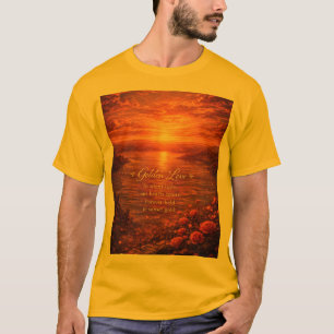 Romantic Quote Nature Landscape Design T-Shirt