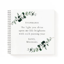 Romantic Quote Personalised Eucalyptus