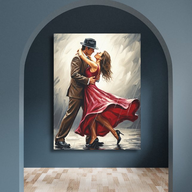 Romantic Rain Dance  Canvas Print (Creator Uploaded)