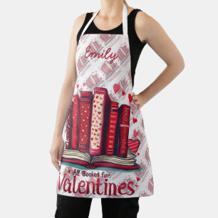 Romantic Reading Vibes Cozy Valentine Gift  Apron