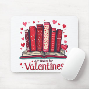Romantic Reading Vibes Cozy Valentine Gift Mouse Mat