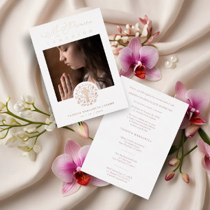 Romantic Real Rose Gold Floral Wreath Photo