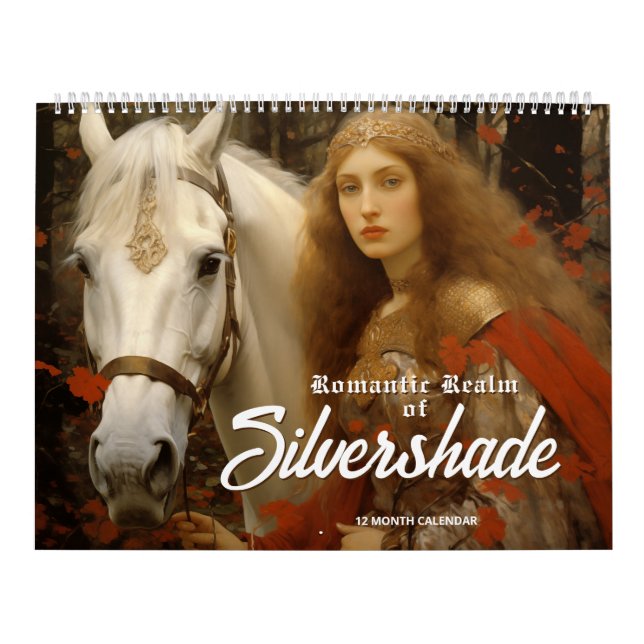 Romantic Realm of Silvershade Calendar (Cover)