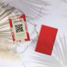 Romantic Red Floral Wedding