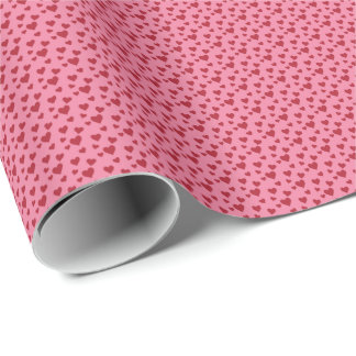 Romantic Red Hearts Valentine's Day   Wrapping Paper