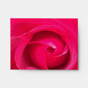Romantic Red Pink Rose Envelope