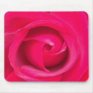 Romantic Red Pink Rose Mouse Mat