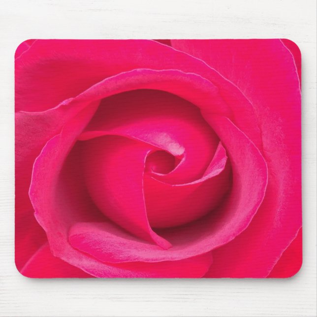 Romantic Red Pink Rose Mouse Mat (Front)