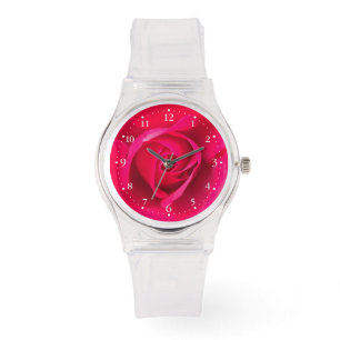 Romantic Red Pink Rose v2 Watch