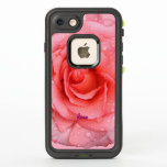Romantic Red Pink Rose Water Drops Personalised<br><div class="desc">Romantic red and pink rose with water drops.</div>
