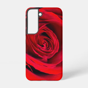 Romantic Red Rose in full bloom Samsung Galaxy Case