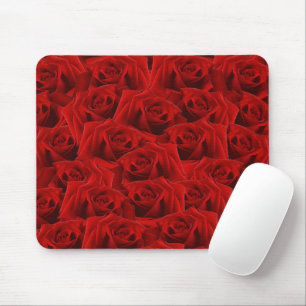  Romantic Red Rose Mouse Mat