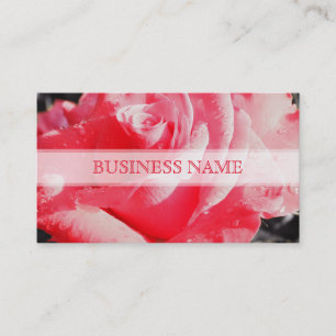 Romantic Red Roses Business Card