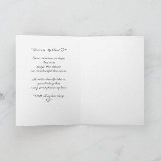Romantic Red Roses Crystal Heart Valentine Love Ca Card