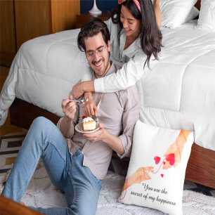 "Romantic Red String of Fate Hands & Hearts – Eter Cushion