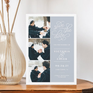 Romantic Request Photo Collage Save the Date