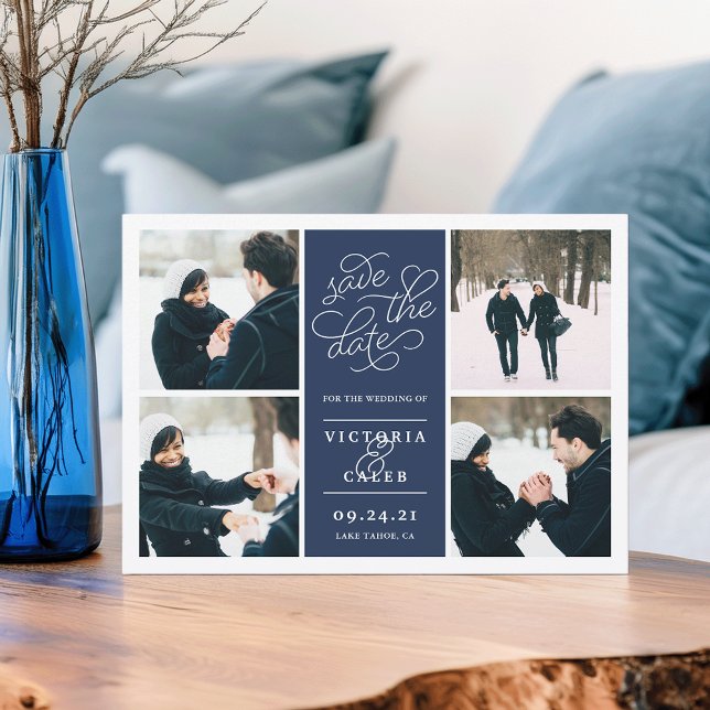 Romantic Request | Photo Collage Save the Date (Creator Uploaded)