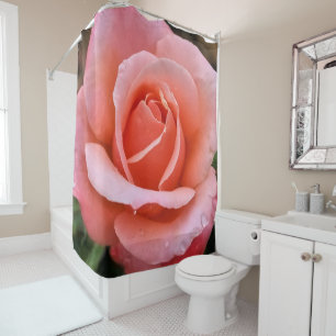 Romantic Rose Botanical Art Print Shower Curtain