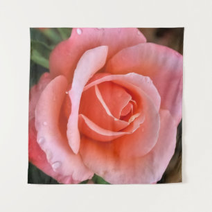 Romantic Rose Botanical Art Print Tapestry