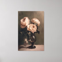 Romantic Rose Bouquet in Vase – Classic Still 