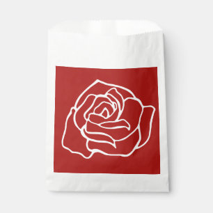 Romantic Rose Candy Favour Bags