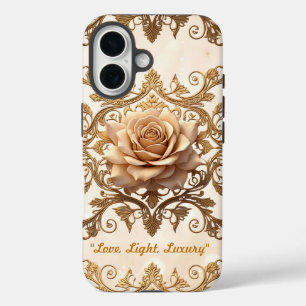"Romantic Rose Elegance" iPhone 16 Case