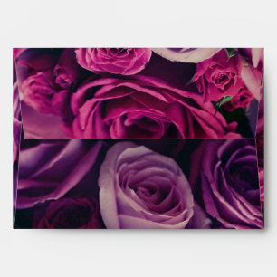 Romantic Rose Floral Bouquet  Envelope