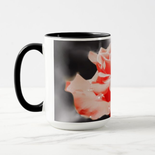 Romantic Rose Flowers #2 Mug (Left)