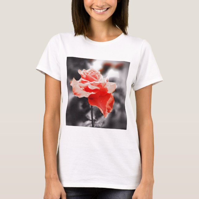 Romantic Rose Flowers #2 T-Shirt (Front)
