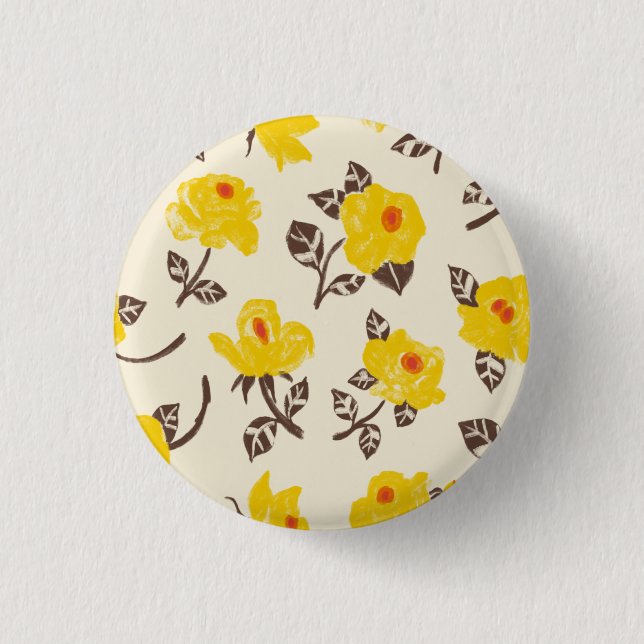 Romantic Rose Garden 3 Cm Round Badge (Front)