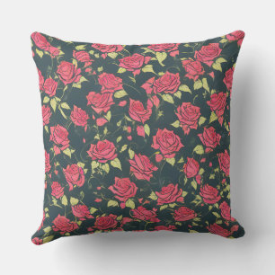 Romantic Rose Garden Cushion