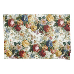 Romantic Rose Garland Pattern Pillowcase