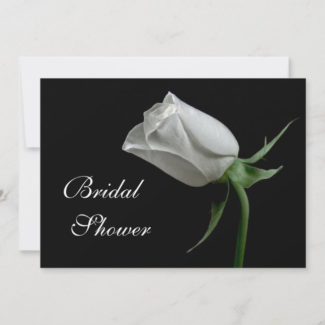 Romantic Rose Invitation (Front)