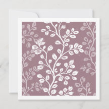 Romantic Rose Mauve Trailing Blossoms Floral Art