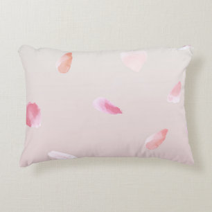 Romantic Rose Petals Decorative Cushion